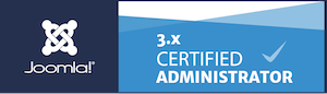 joomla administrator badge